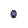 Cabochon de sodalite, de forme ovale, 7 * 9mm x 4 pcs