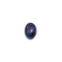 Cabochon de sodalite, de forme ovale, 5 * 7mm x 4 st