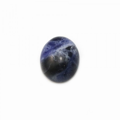Cabochon Sodalite Ovale 10x12mm x 2pcs