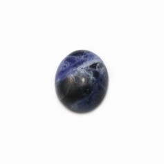 Cabochon Sodalite Ovale 10x12mm x 2pcs