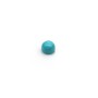 Cabochon turquoise de forme ronde 3mm x 2pcs