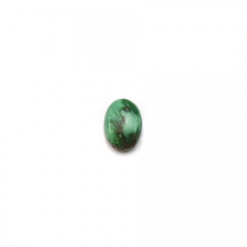 Cabochon of oval-shaped turquoise, 4.5 * 6.5mm, x 1pc
