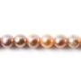 saumon freshwater pearl 8-10mm x 40 cm