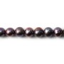 Dark blue Freshwater Pearl Round 7-8mm x  40cm
