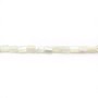Nacre blanche Tube 3x5mmX 40cm