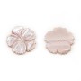 Nacre blanche en fleur de 5 feuilles 28mm x 1pc