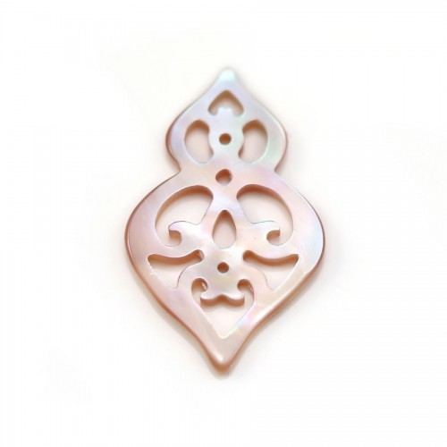 Natural shell ''Flower'' in a bag 15mm x 1pc