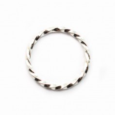 Anneaux argent 925 ovale soudé 7x13mm x 2pcs