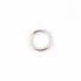 Anneaux ouverts 8x0.8mm argent 925 x10pcs