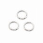 ARG925 ANNEAU ROND SOUDE MARTELE 8MM  x4 pcs