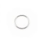 Anneaux  soudé  10x1 mm argent 925 x4PCS