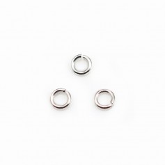 Anneaux ouverts 3x0,6 mm argent 925 x 20pcs