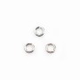 Anneaux ouverts 3x0,6 mm argent 925 x 20pcs