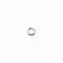 Anneaux ouverts 4x0.8 mm argent 925 x 20 pcs