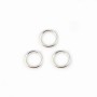 Anneaux ouverts 5x0.8 mm argent 925 x10 st