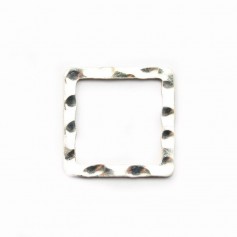 Anneaux CARRE Soudé 14.30mm argent 925 x2 PCS