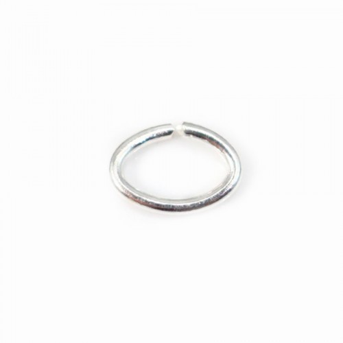 Anneaux ovales ouverts 4x6x0.7mm, argent 925 x20 pcs