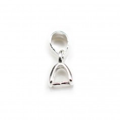 Bélière lisse, Argent 925, 5x11mm, x 1pc