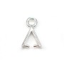 Attache pendentif en argent 925 7.5x11mm x 2pcs