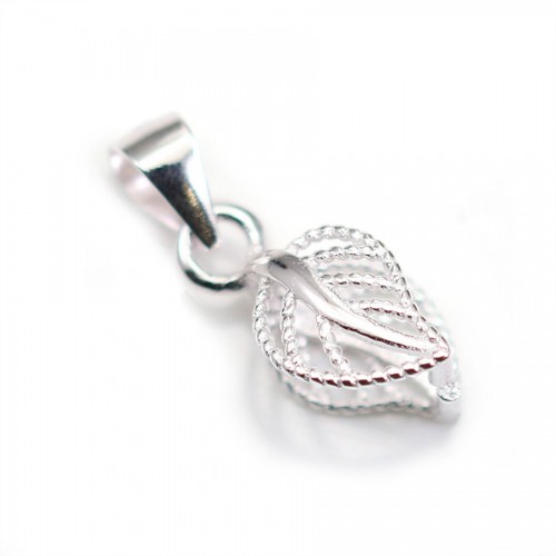 Argent 925 Bélière lisse 