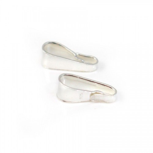 Pendant bail ,sterling silver 925, 10.5mm x 1pc