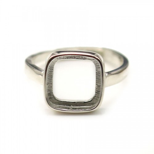 925 sterling silver soutien square 10mm adjustable x 1pc