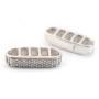 Pendantif  Barrette Argent 925 Rhodié  x 1pc 