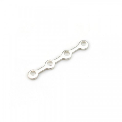 Sterling Silver 925 barrette 5 strands x 1pc