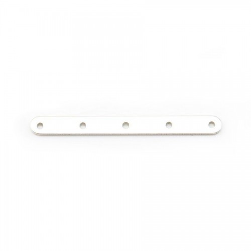 Sterling Silver 925 barrette 5 strands x 1pc