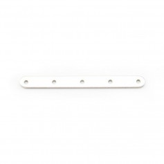 Argent 925 Barrette 5 Rangs  x 1pc 