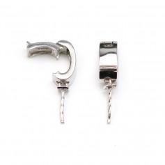 Bélière coupelle pour perle semi-percée 7x11mm x 1pc