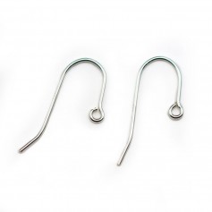 Crochets d'oreilles, argent 925  9x22mm x 4pcs