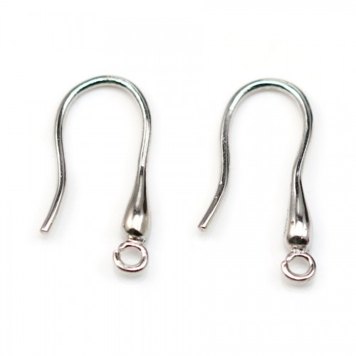 925 sterling silver earwires10x20mm x 6pcs
