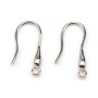 Dormeuse 13x32mm argent 925 x 2pcs