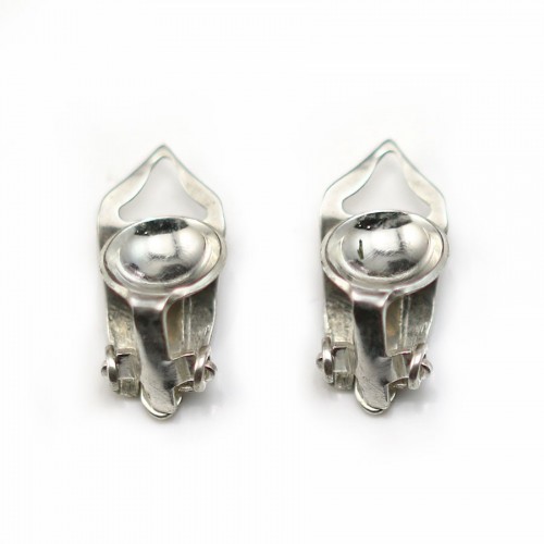 Argent 925 CliP pour perle 8-12mm x 2pcs
