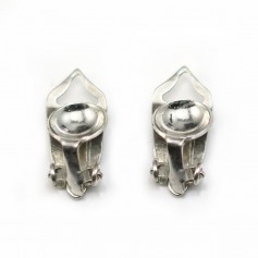 Argent 925 CliP pour perle 8-12mm x 2pcs