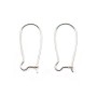 Clous d'oreilles avec zirconium, Argent 925 Rhodié ,4mm x 2pcs 