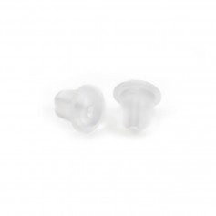 Bouchon pour crochet d'oreilles x 12pcs