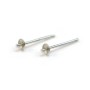 Clous D'oreilles pour perles semi-percées, Argent 925 3mmX  4 st 