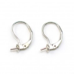 ARG 925 Dormeuse Coupelle 5mm  x 20 pcs