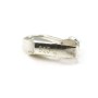 Clip pour oreille, en argent 925, pour perles ou pierres, 8-14mm x 2pcs