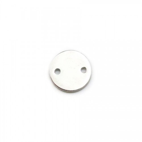 925 sterling silver round charm to engrave 8mm x 1pc