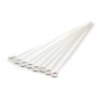 Clou à anneau en argent 925 0.6x40mm x 8pcs