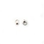 Argent 925 embout rond pour ataches fil 3x5mm X6pcs