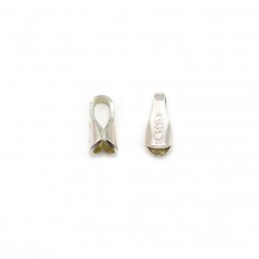 Embout en argent 925, pour cordon, 1.5mm x 20pcs