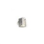 Embout pince, pour ruban en argent 925, 6mm x 2pcs