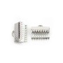 Embout pince, pour ruban en argent 925, 10mm x 2pcs