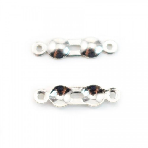 Cache noeuds 3 mm argent 925 x10 pcs