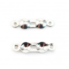 Cache noeuds 3 mm argent 925 x10 pcs