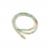 Amazonite, en forme de tube 4x13mm x 40cm